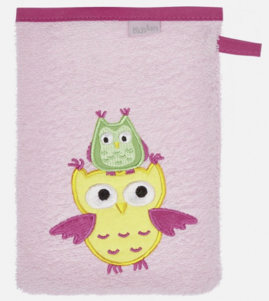 Preview: MOTIV Waschhandschuh 16x21cm mit Namen bestickt